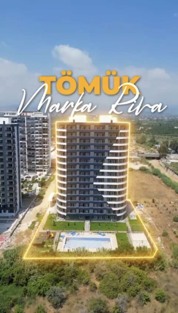 TÖMÜK MARKA RİVA SİTESİNDE 1+1 SATILIK DAİRE